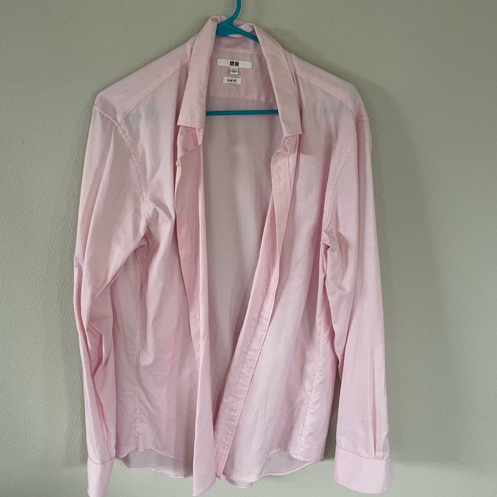 Four size large dress shirts